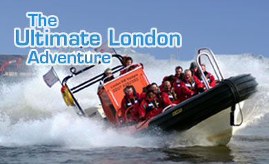 High speed Thames boat trip tour ride